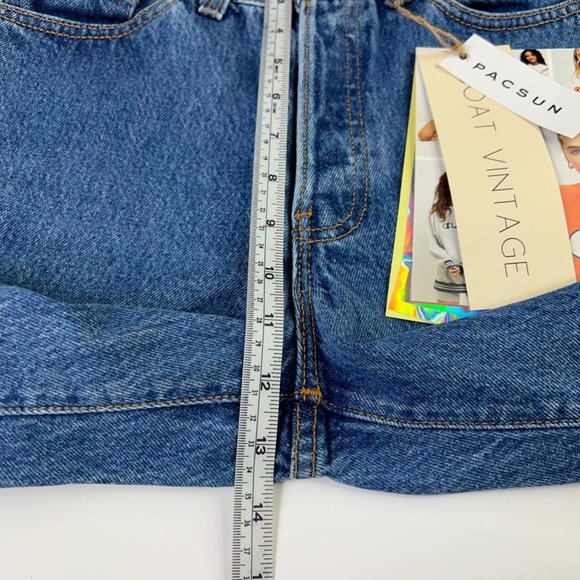 Levi’s Goat Vintage Reworked Womens Slim Skinny Jeans High Rise Button Fly 1 New - Picture 7 of 12